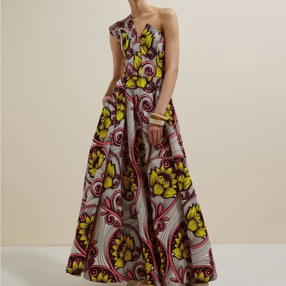 Anthropologie Vibrant Floral Maxi Dress - Picture 5 of 8